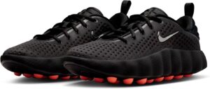 Nike Mind 002 Black Hyper Crimson, HQ4308-001, Futuristic Hybrid Sneaker, Knit, Sensory Footwear